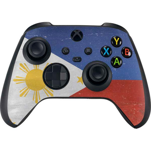 Philippines Flag Distressed Xbox Series X Controller Skin
